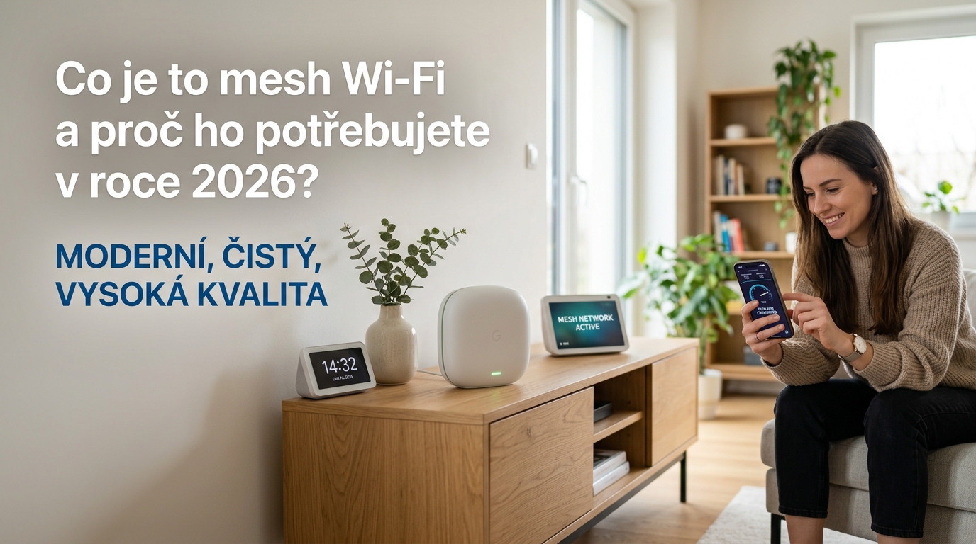 Co je to mesh Wi-Fi a proč ho potřebujete v roce 2026?