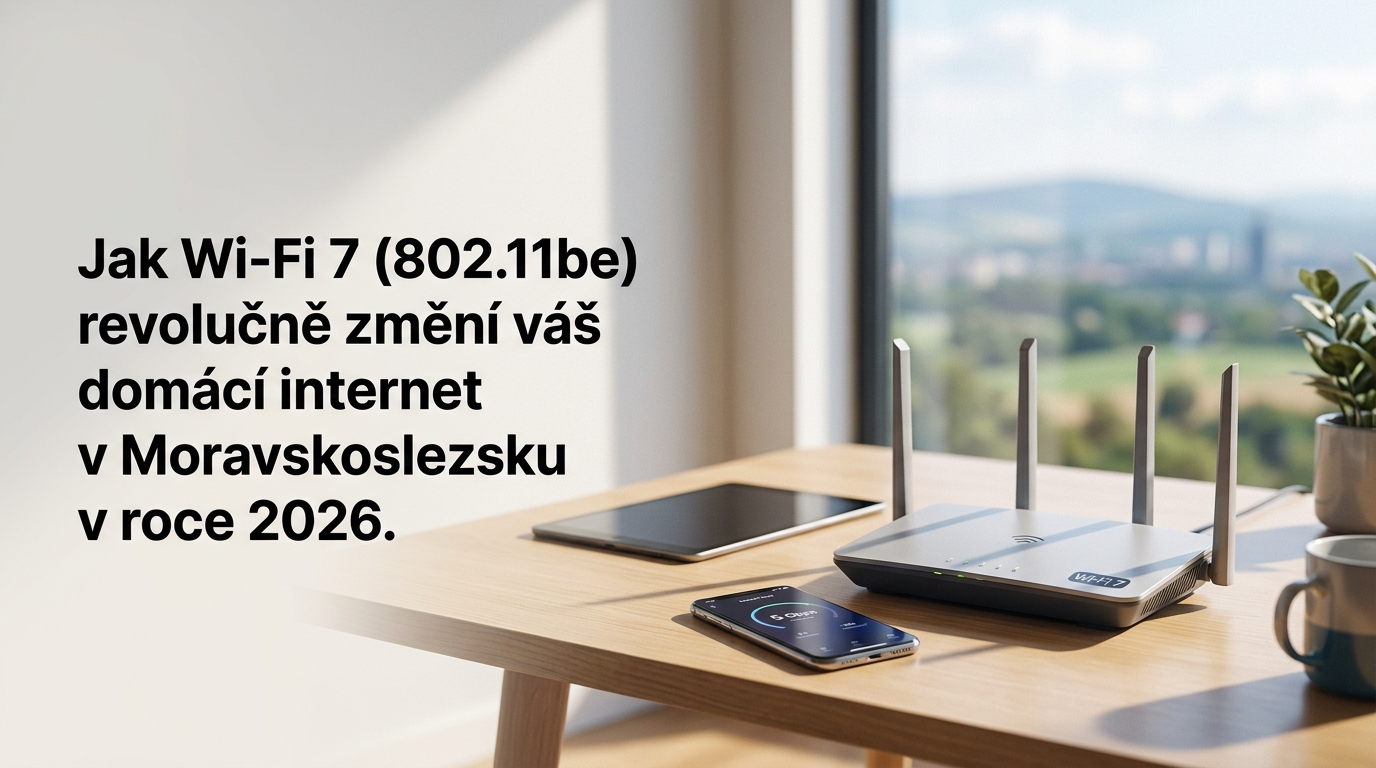 Jak Wi-Fi 7 (802.11be) revolučně změní váš domácí internet v Moravskoslezsku v roce 2026